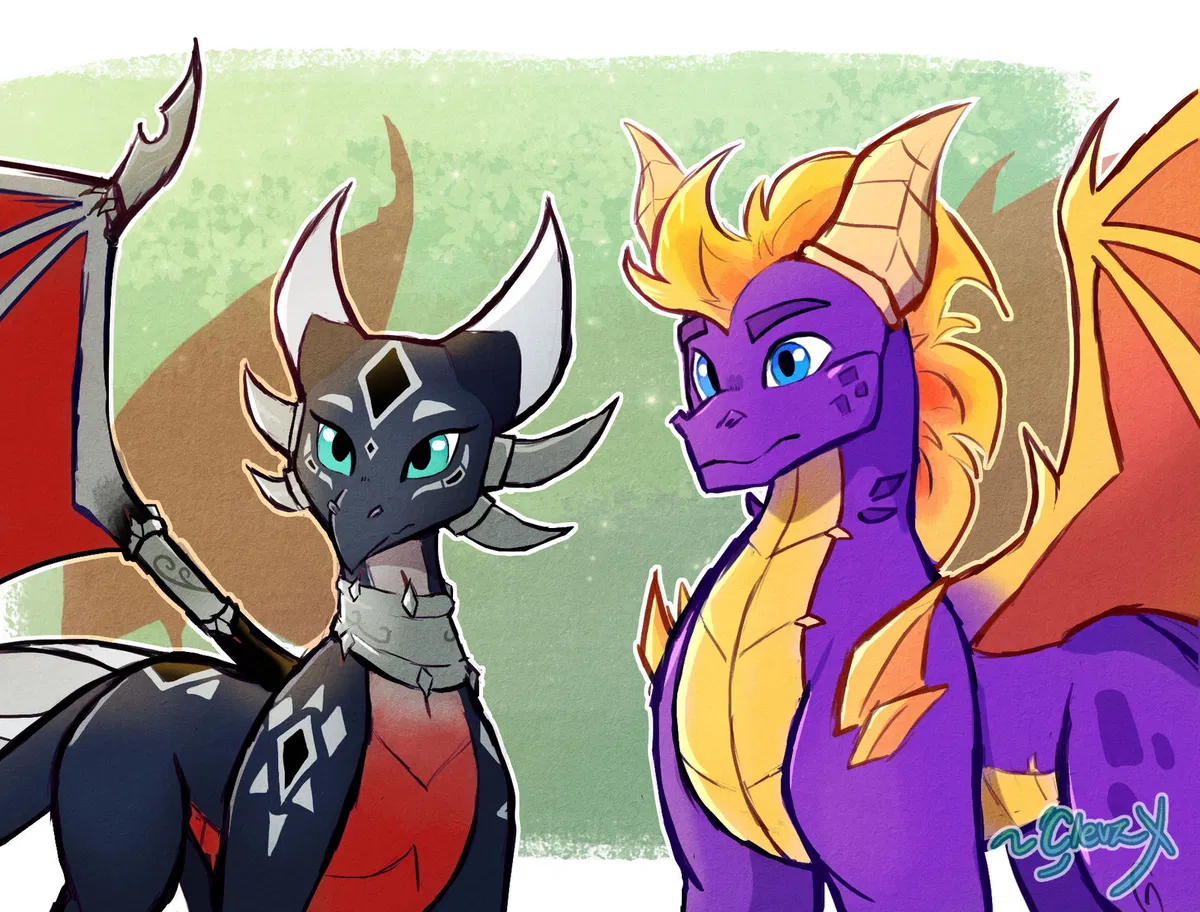 Spyro and Cynder
