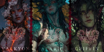 ˹Valkyon, Alaric & Griffin˼ ★ “Your Dragons”