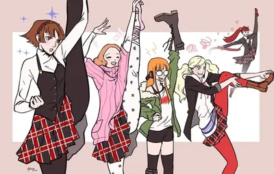 Huh? Locked up all night with the Phantom Thieves girls?!