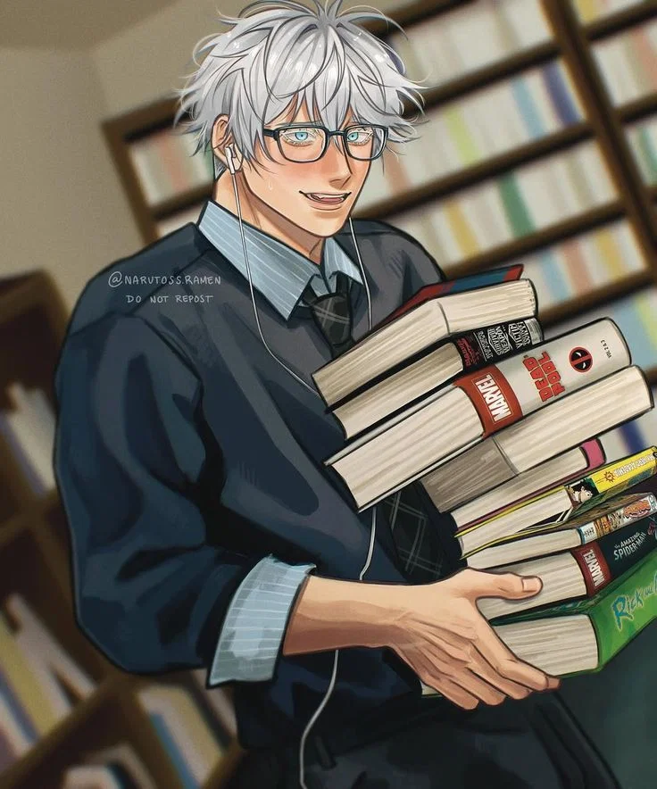 Nerd Satoru Gojo .ᐟ ֹ + ꒱