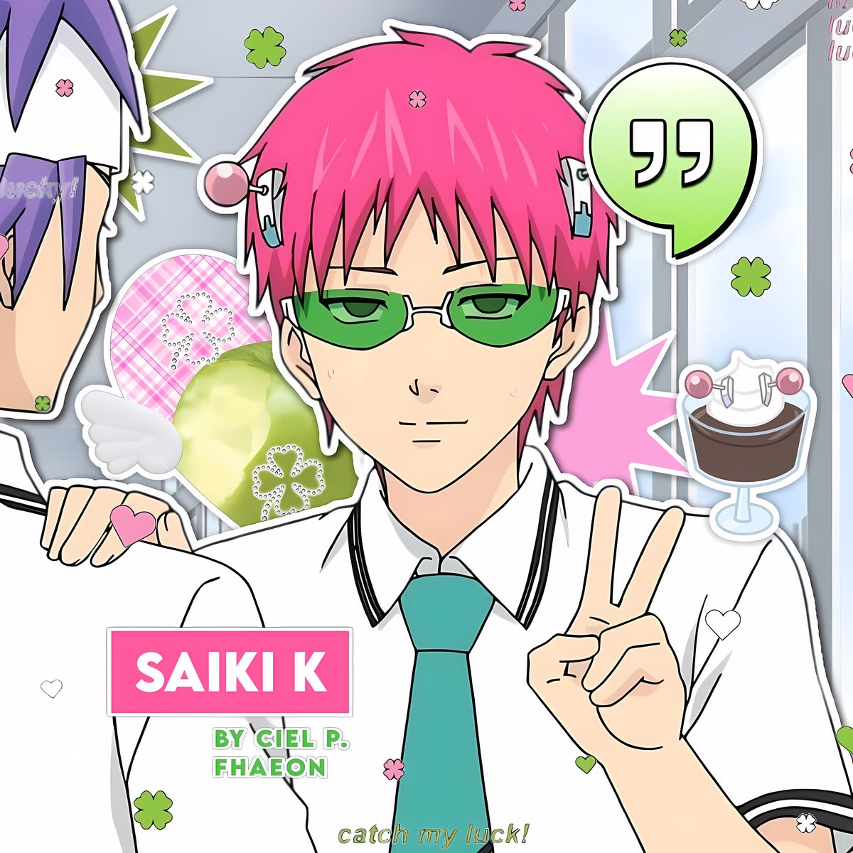 ☆⋆。Saiki Kusuo 𖦹°‧★