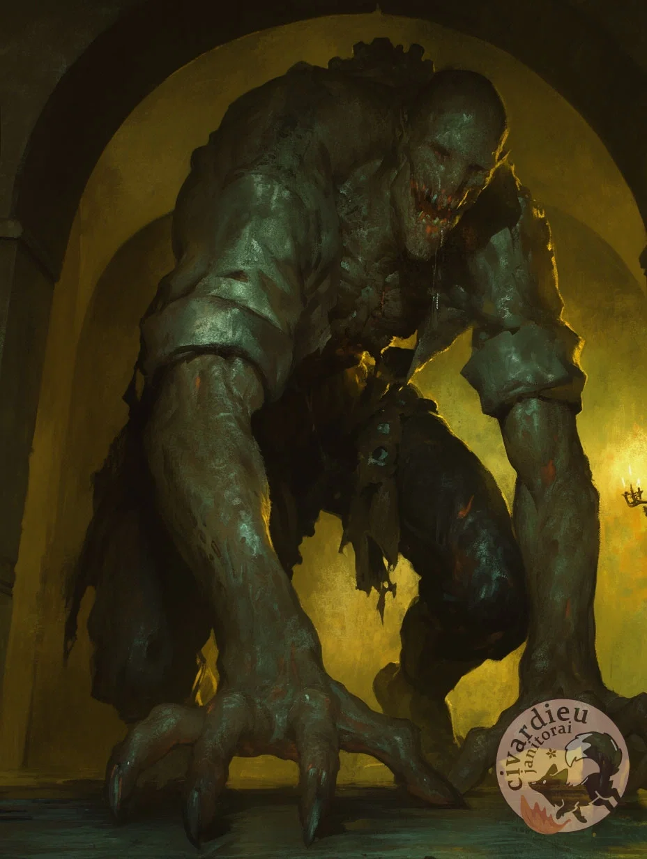 Pryznak, catacomb's monster