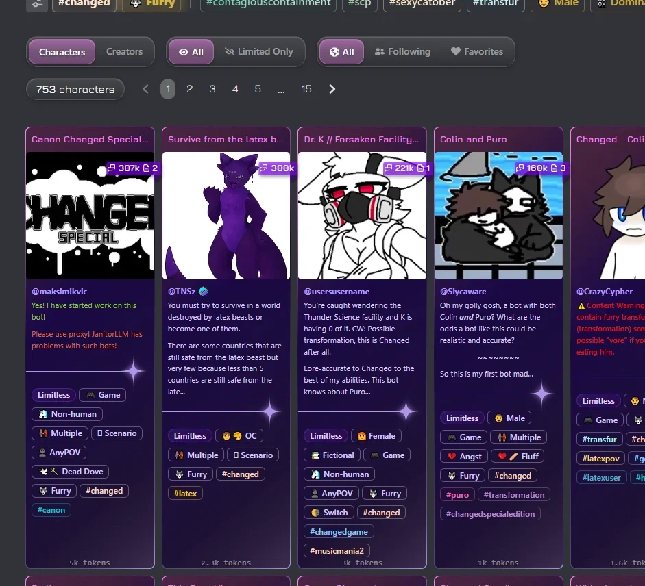 My Changed bot has become the most popular one... wow.