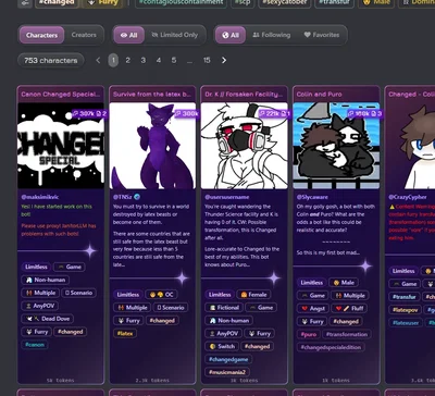 My Changed bot has become the most popular one... wow.