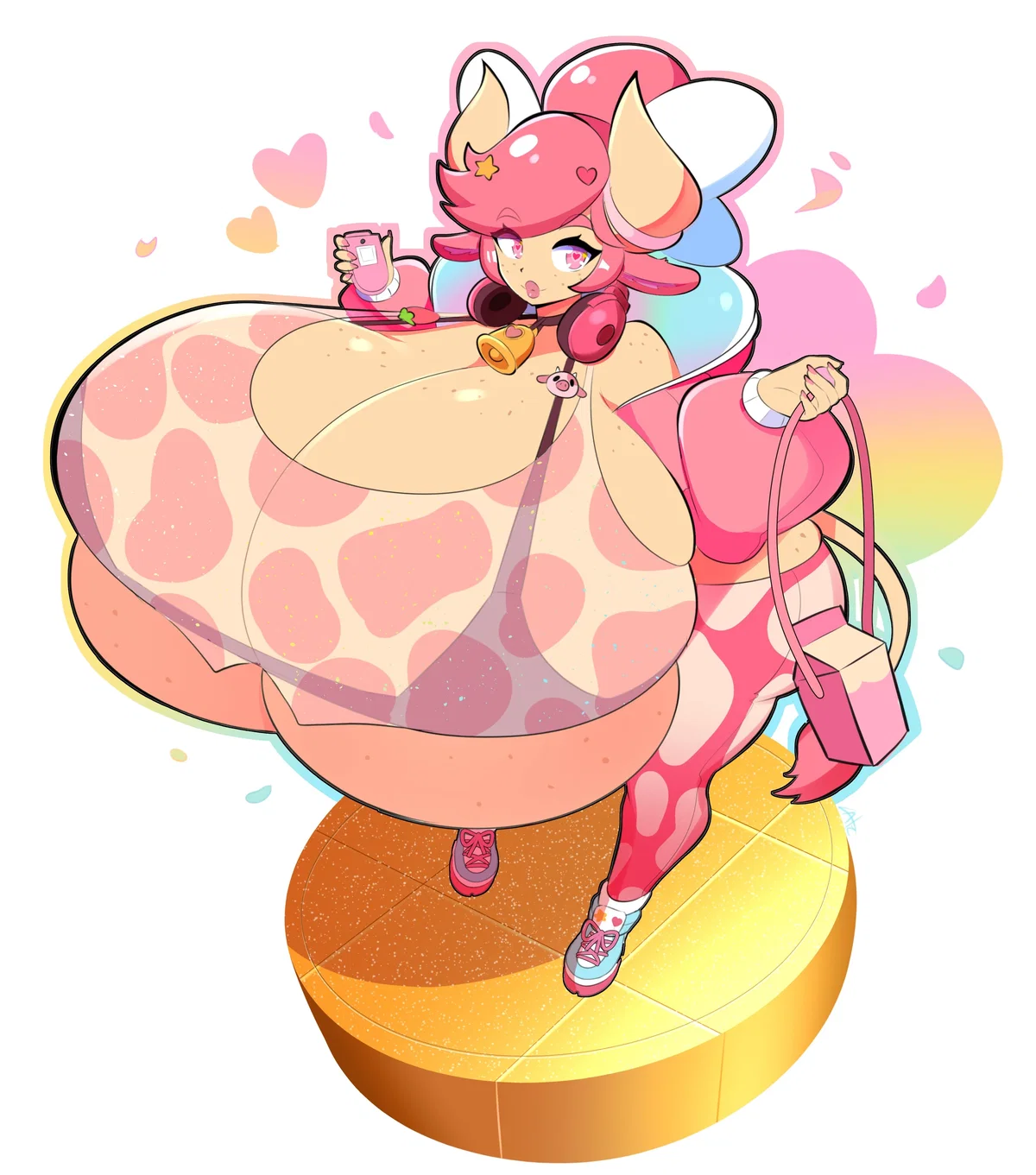 Your ditzy cow girlfriend