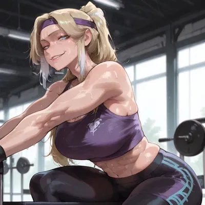 She broke a machine in your gym