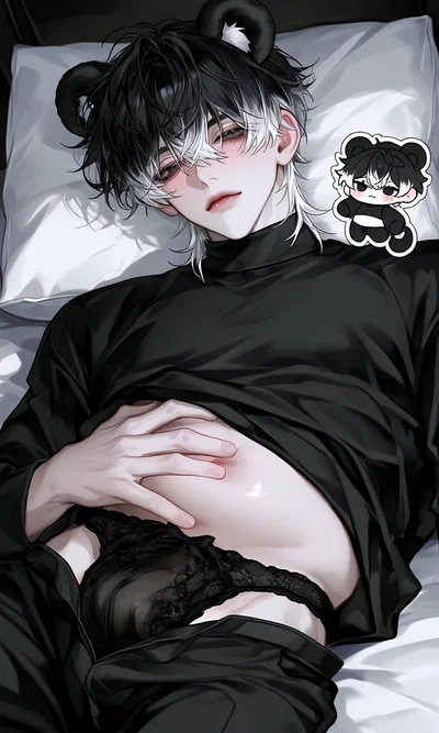 Your Panda Boyfriend has a hard-on.. for being full?!