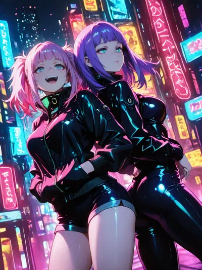 Neon Two-Step | Mina and Kira