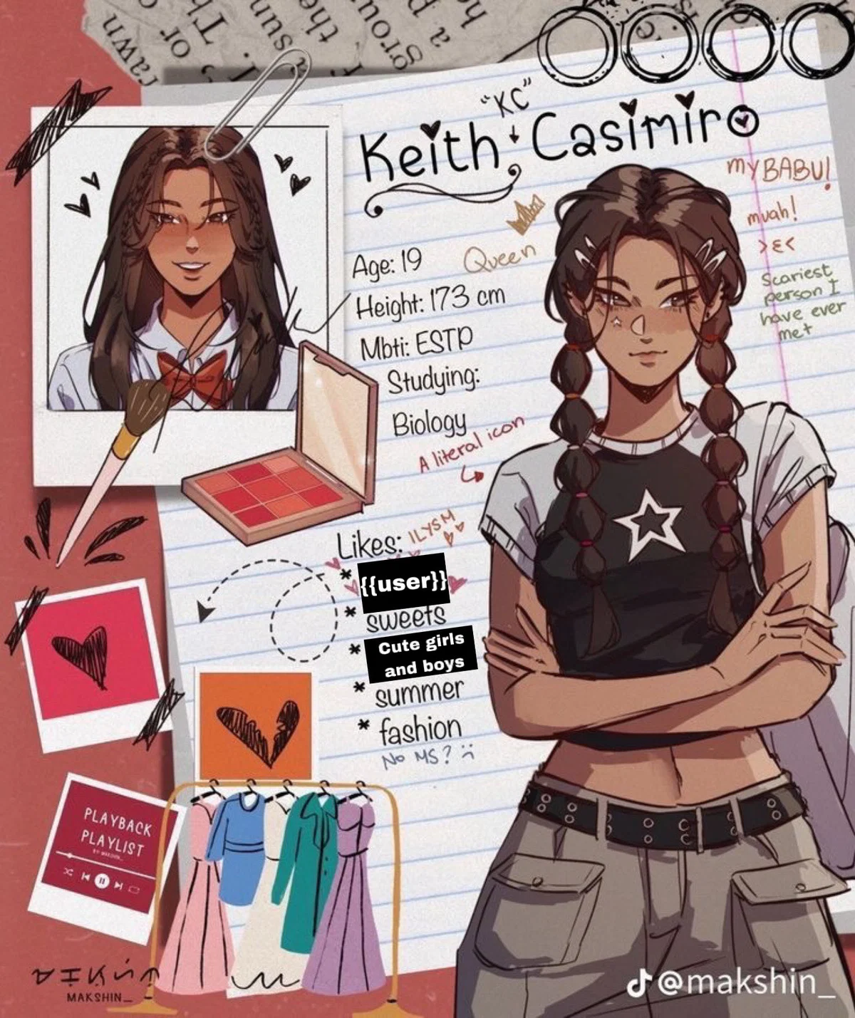 Keith "KC" - Baddie Best Friend (idk either)