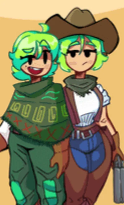 Penelopea and Peatey! (Human Split-Pea duo) [Plants Vs Zombies]