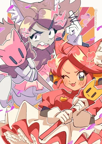 Pink and Maddie | The Maddest Of Mews