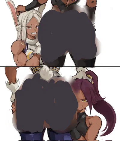 Mirko and yoruichi | ass battle