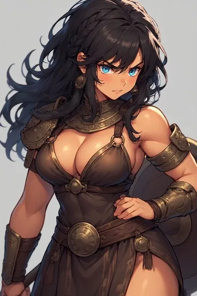 Ancient Amazonian Warrioress in Ancient Greece