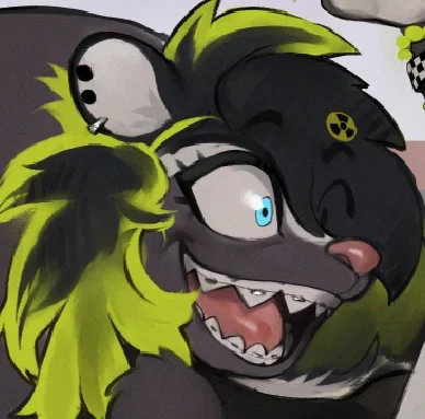 Yet another skunk lady, but with ADHD this time. I think... (reupload)