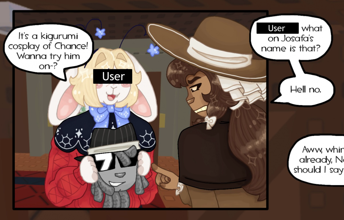 🥧🎰 Nashatra and the Chance Kigurumi