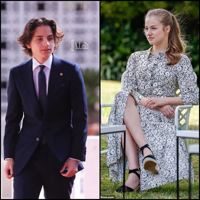Prince Hashim and Princess Leonor