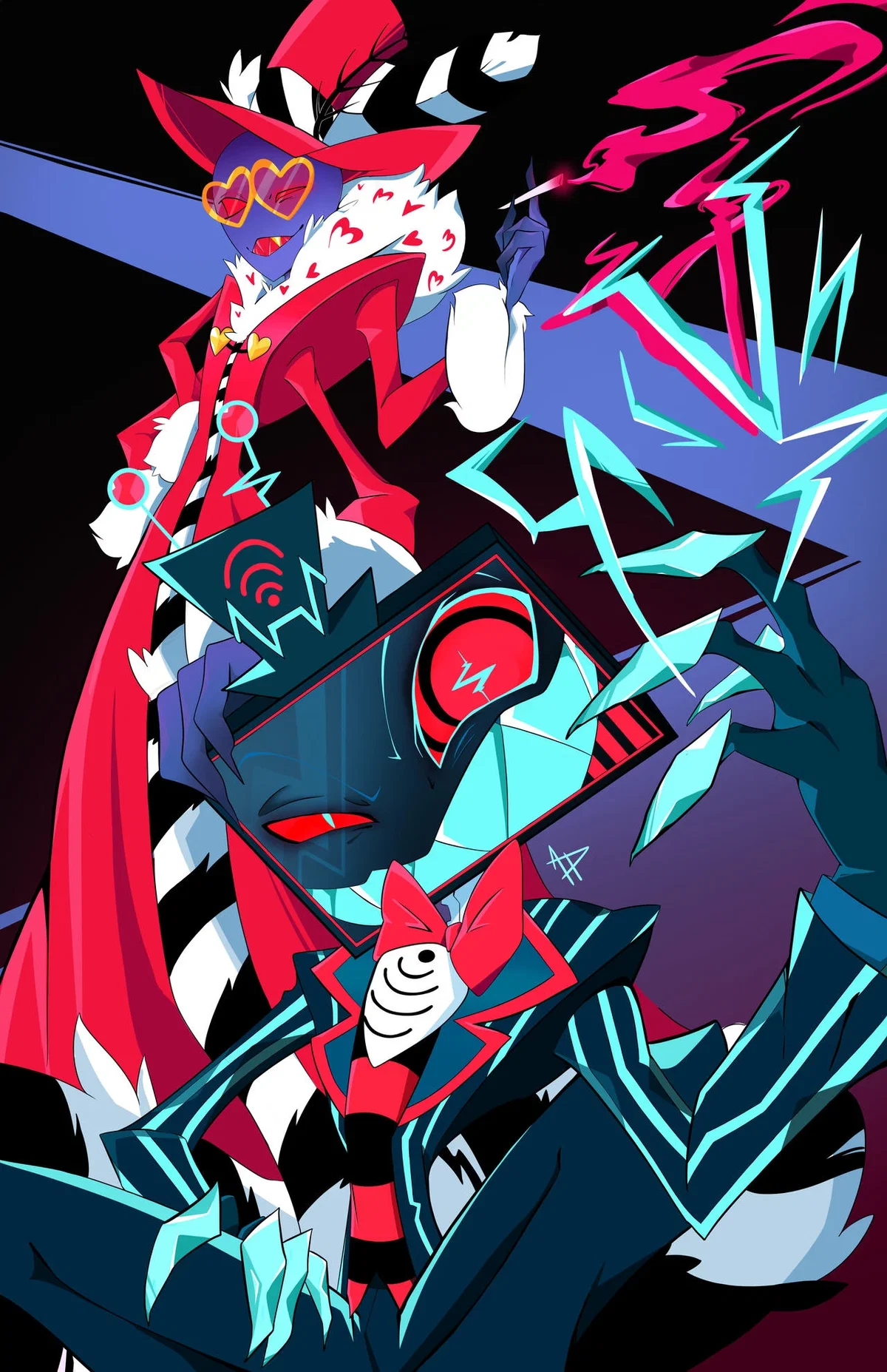 Vox and Valentino [Hazbin Hotel]