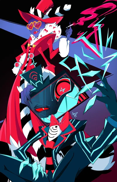 Vox and Valentino [Hazbin Hotel]