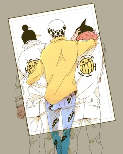 Trafalgar Law, Penguin, and Shachi - Aphrodisiac Vines - One Piece
