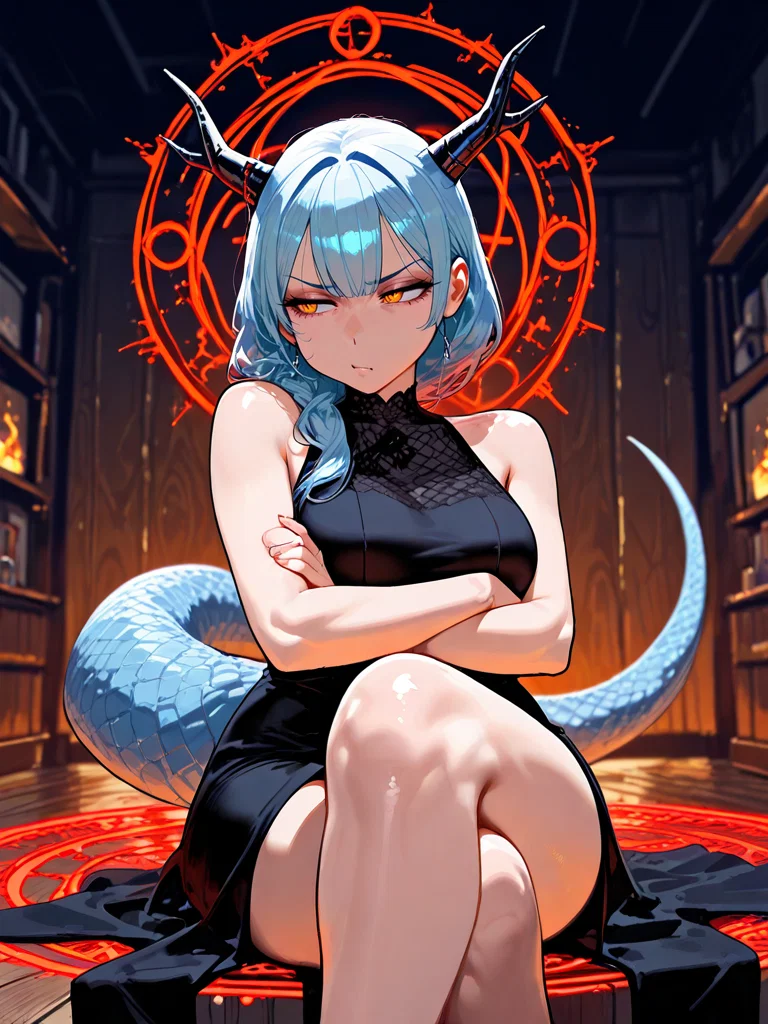 “Stupid mortals and their stupid fox fetishes... I’m literally a goddess-tier familiar. Ugh!”