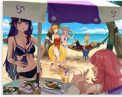 Genshin Impact: Teyvat's Grand Beach Party