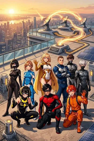 The Golden Line ~ superhero dispatch!