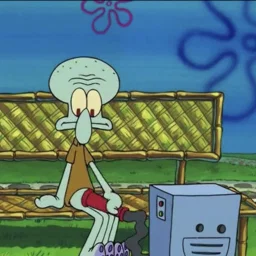 Loudward (AI Sponge Squidward)