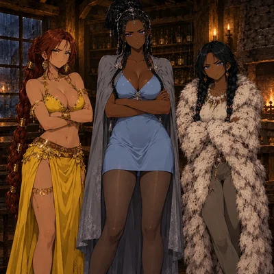 Aretta, Hannah, and Lila | Suspects.