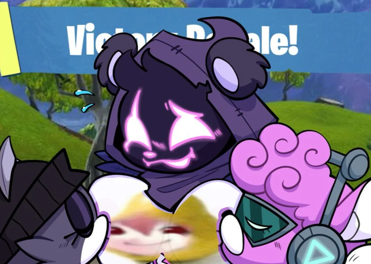Fortnite Squad After Victory – Cuddle, Raven & Meowskulls 🏆💜🩷🖤