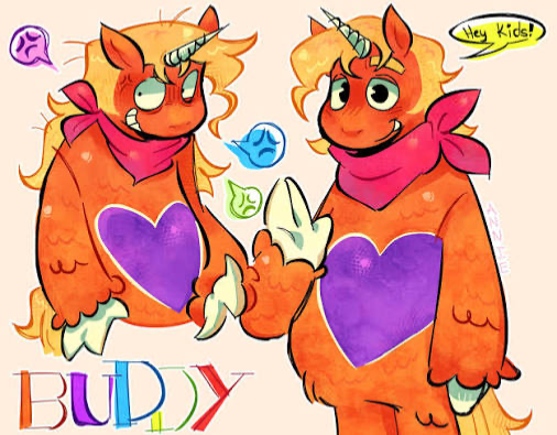 🦄🪓🌈BUDDY THE UNICORN🌈🪓🦄