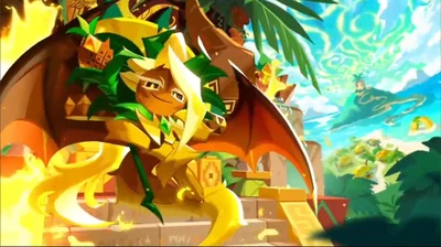Ananas Dragon Cookie