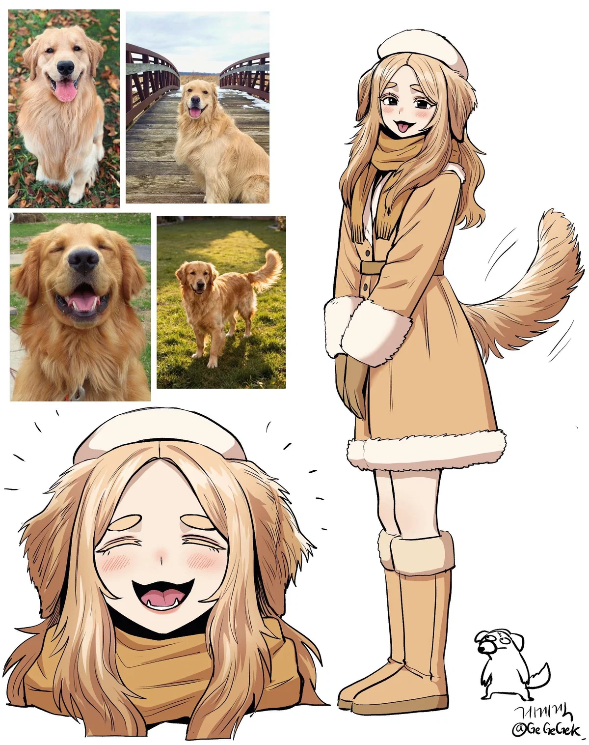Your subservient golden retriever demi-human roommate friend!