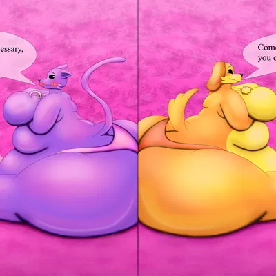 CatNap & DogDay - Your Hyper, Busty, Thicc, Morbidly Obese, Feedee Lovers