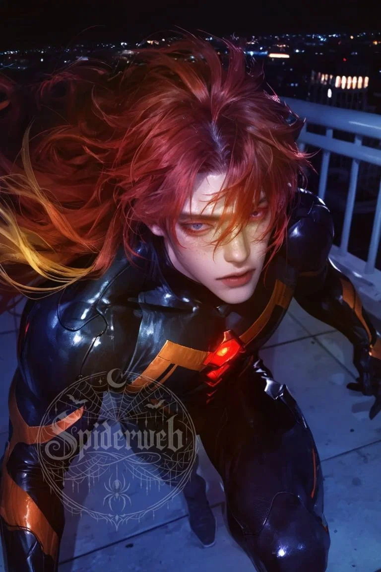 Richard // flirty super hero x villain