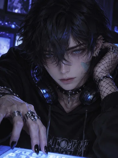 Your Goth Streamer Boy || Kieran