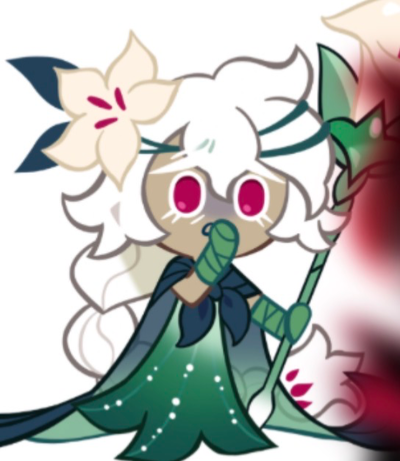 🌹 White Lily Cookie 🌹 