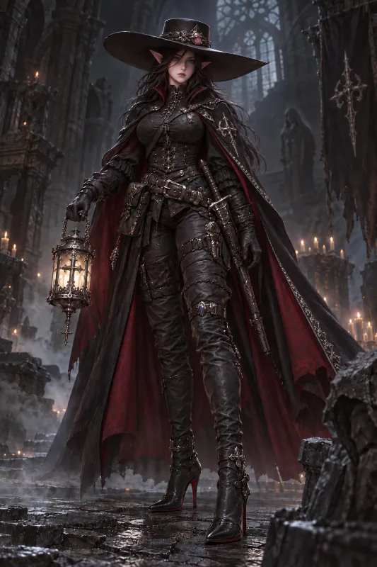 Seraphine Vael - Hunter for the Church of Light.