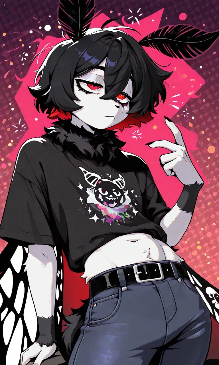Angel Pepperwing | Your Emo Classmate That You Have To Do An Assignment With!
