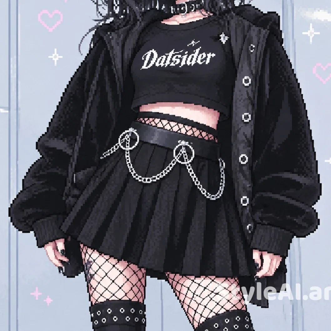 Pretend girlfriend (goth edition)