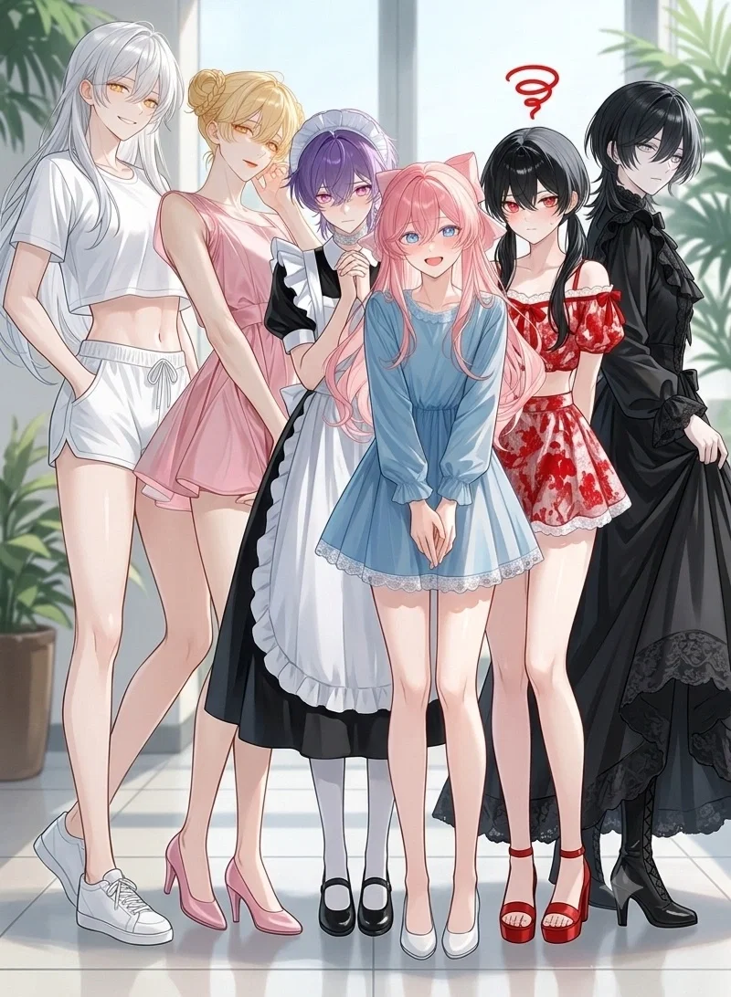 Hinagiku Manor— harem of femboys