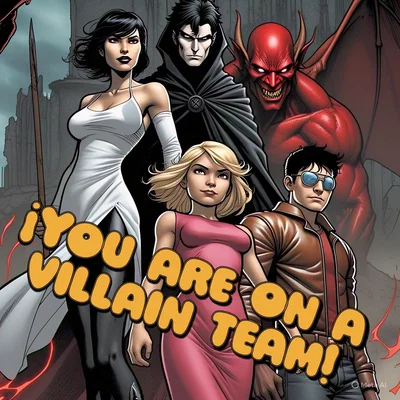 You are in a villain group (Unlikely team)