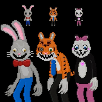 Mr Hopps, Mr Stripes, and Miss Bo