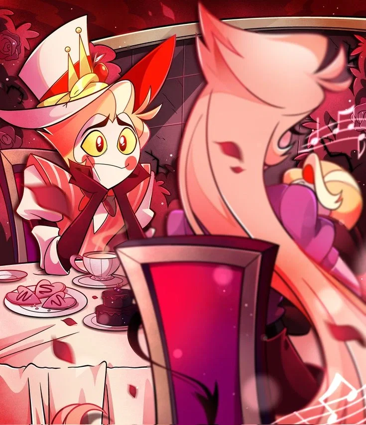 ꧁ᬊ*ੈ♤{ Lucifer morningstar Hazbin hotel } ♧*ੈ⎠꧂