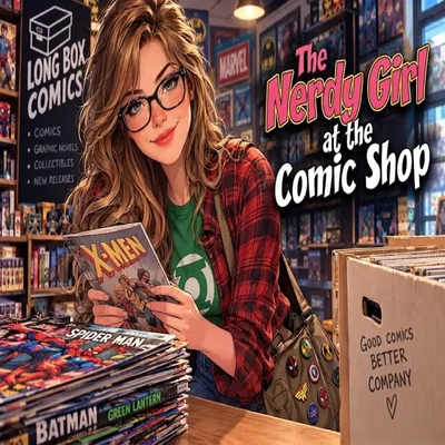 Nora The Nerdy Girl at the Comic Shop