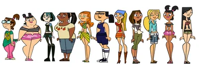 Total Drama Island (2007) (Girls only)