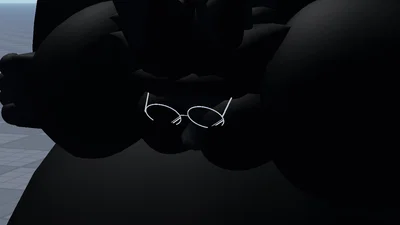 Nerdy blimped up bunny