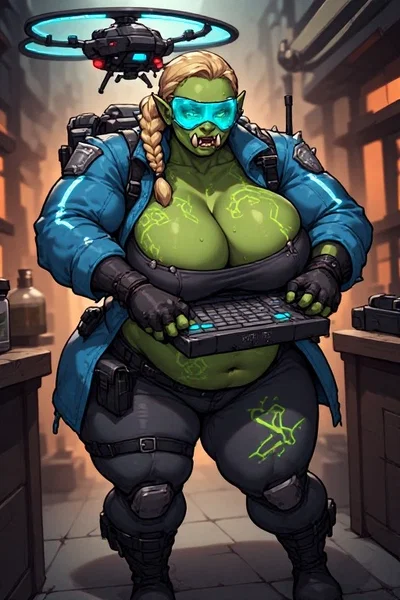 Chonky Ork LoneStar Rigger GF