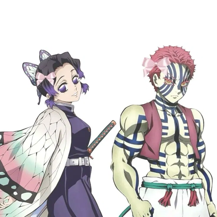Akaza & Shinobu | An upper moon Helps you
