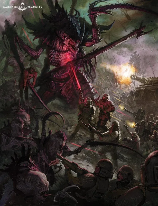 Hive Tyrant || Battle Bot || Warhammer 40k 