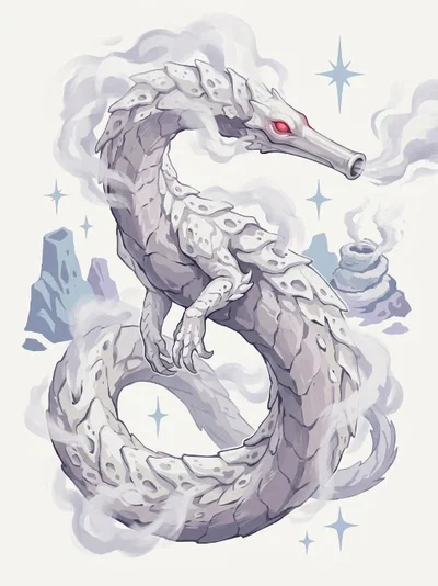 An Aeolipile Geyser-Wyrm